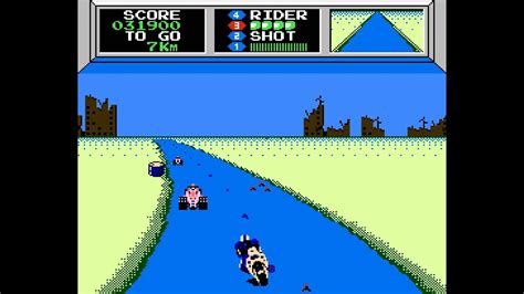 Mach Rider Walkthrough/Gameplay NES HD 1080p - YouTube