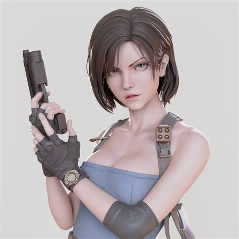 Jill valentine FansArt, Linyang Chen | Jill valentine, Resident evil, Jill