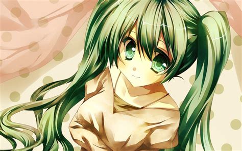 Anime Green Wallpapers - Top Free Anime Green Backgrounds - WallpaperAccess