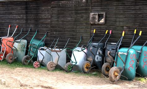 Old Fashioned Reproduction Wooden Wheelbarrows | Garden | Antique ...