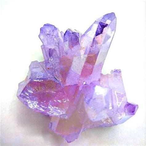 45g Light Purple Aura Quartz Cluster | Purple aura quartz, Crystals, Stones and crystals