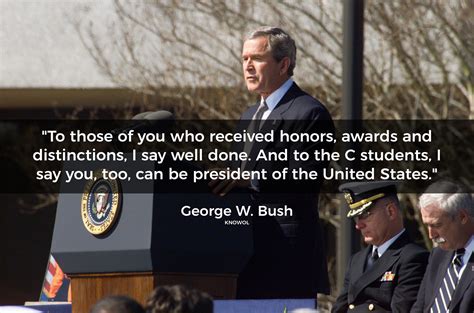 george-w-bush-inspirational-quote - KNOWOL