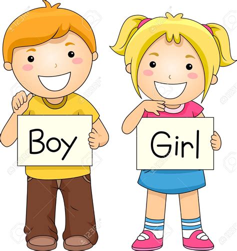 Image result for girl and boy flash card | Flashcards for kids ...