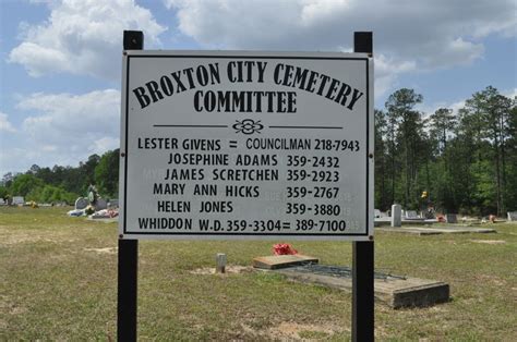 Broxton City Cemetery in Broxton, Georgia - Find a Grave Cemetery