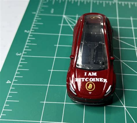 MATCHBOX TESLA Model Y 2022 scale diecast Custom With Decal For Decoration $17.00 - PicClick