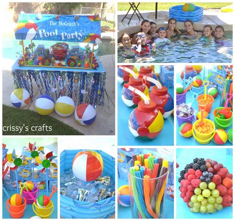 Crissy's Crafts: Pool Party Summer 2014