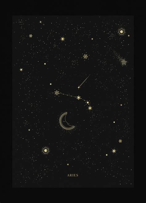 Aries Constellation Art Print – Cocorrina