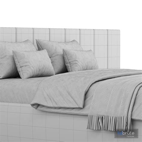 Velalla Bed 3d model Buy Download 3dbrute