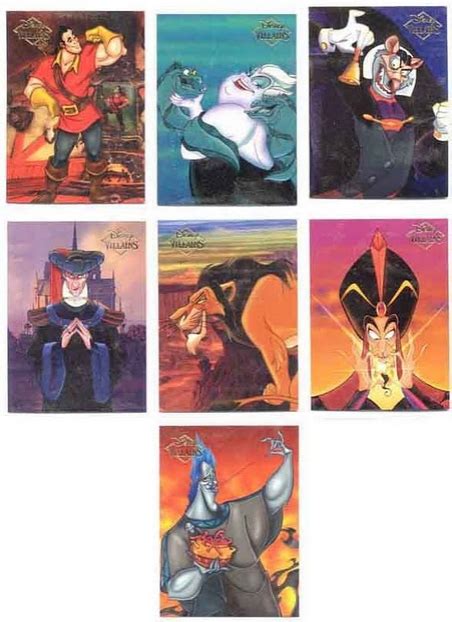 Filmic Light - Snow White Archive: 1997 Disney Villains Trading Cards