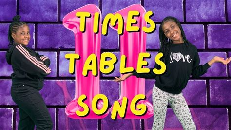 11 Times Tables Song 🎶 Counting in 11’s 🧮 Multiplication | KS1 & KS2 Maths Tia & Kira - YouTube