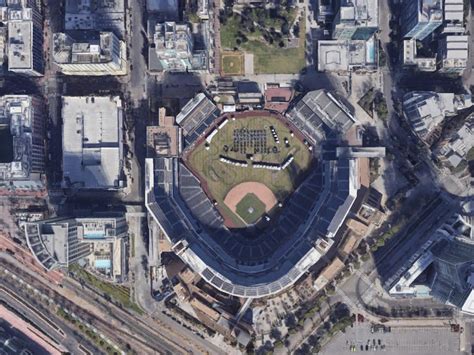 What all 30 MLB stadiums look like from space