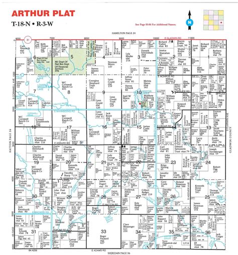 Gladwin County Mi Plat Map - CountiesMap.com