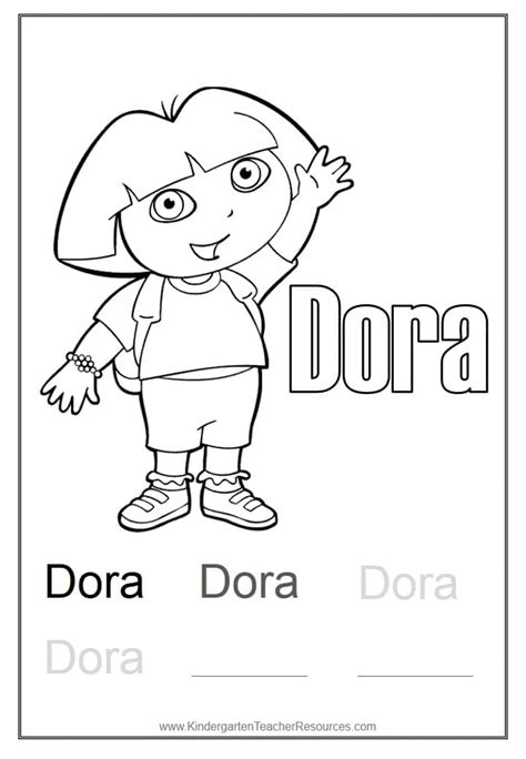 Dora Coloring Pages