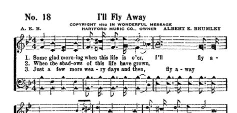 I'll Fly Away — Hymnology Archive