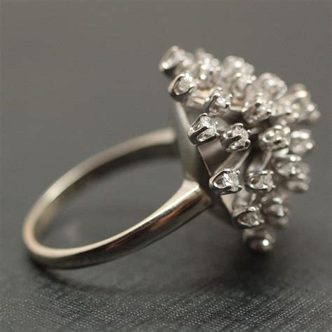 Circa 1950 14K Diamond Cocktail Ring – Pippin Vintage Jewelry