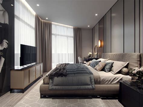 Apartment ## on Behance | Modern luxury bedroom, Luxury house interior design, Luxurious bedrooms