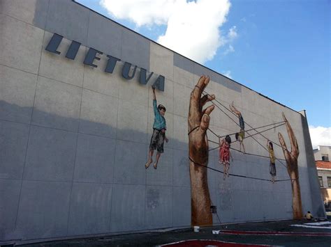 Ernest Zacharevic New Mural In Vilnius, Lithuania | StreetArtNews ...