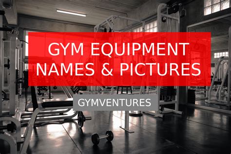 Gym Equipment Names With Pictures & Descriptions