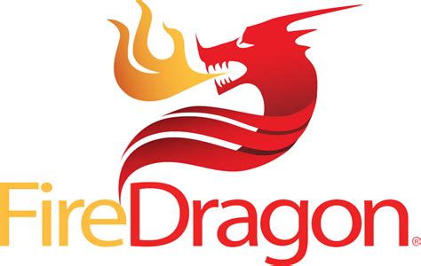 Transparent Fire Dragon Png - Dragon And Fire Logo Clipart - Full Size Clipart (#5492160 ...