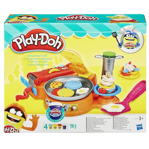 PLAY-DOH Breakfast Cafe Play Set - Kids Food Cooking Kit Pack - Clay Colors | eBay