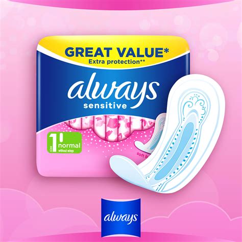 Always Sensitive Normal Ultra (Size 1) Sanitary Pads | Always