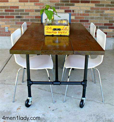 Make a DIY Industrial Coffee Table Today... YES YOU CAN!