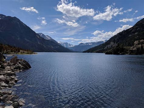 Mystic Lake, West Rosebud Trail, Montana, USA : hiking