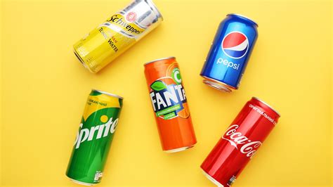 The Caffeine Content Of 24 Popular Sodas, Ranked Lowest To Highest