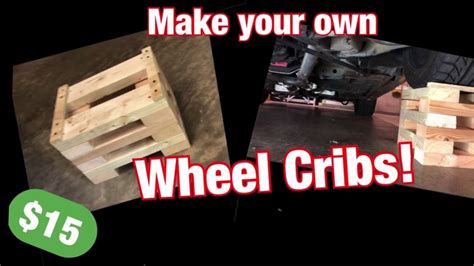 Make these wheel cribs - cheap and easy! - YouTube