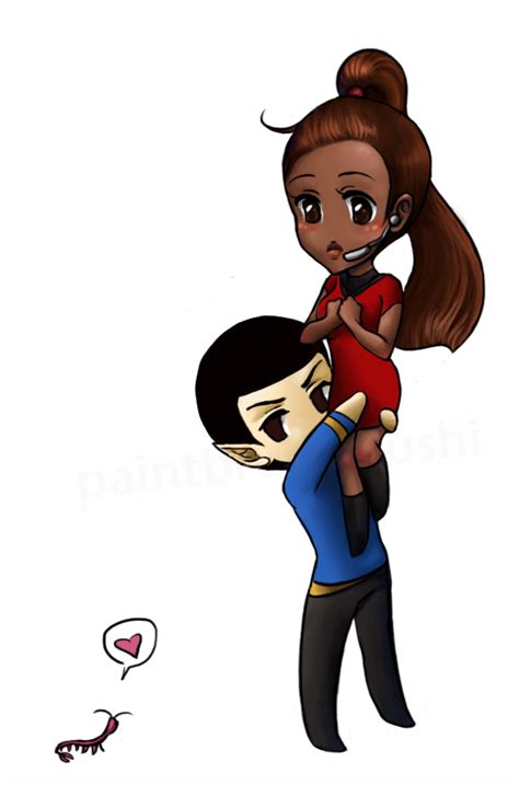 Spock and Uhura - Spock & Uhura Fan Art (24533995) - Fanpop