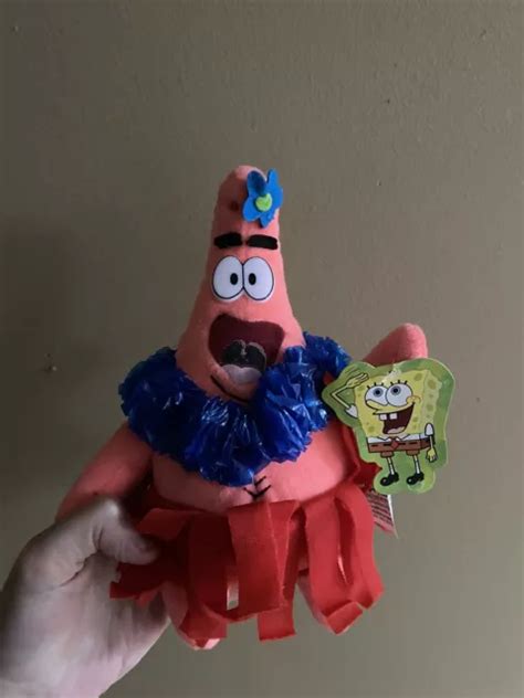 SPONGEBOB SQUAREPANTS PATRICK Star Hula Plush $15.00 - PicClick