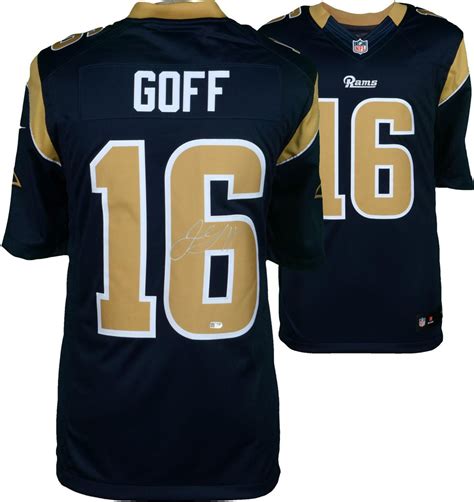 Jared Goff Signed Autographed Los Angeles Rams Football Jersey (Fanati ...