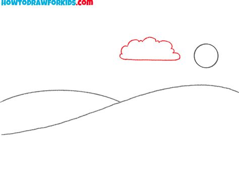 How to Draw Hills - Easy Drawing Tutorial For Kids