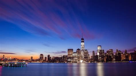 🔥 Download New York City Skyline Wallpaper 4k Wide Screen 1080p 2k by @iandrews | 4K City ...