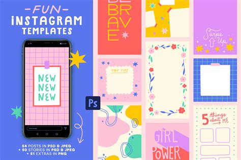 Fun Instagram Templates on Behance