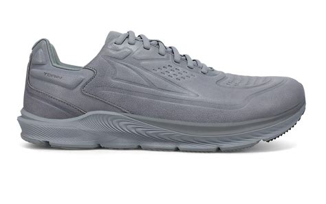 Altra Men's Torin 5 Leather Slip-Resistant Grey | Leather slip ons ...