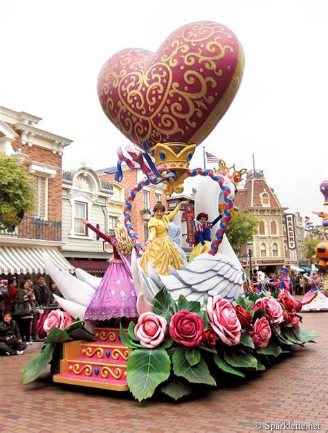 The Disney princess float at the Hong Kong Disneyland parade — As seen ...