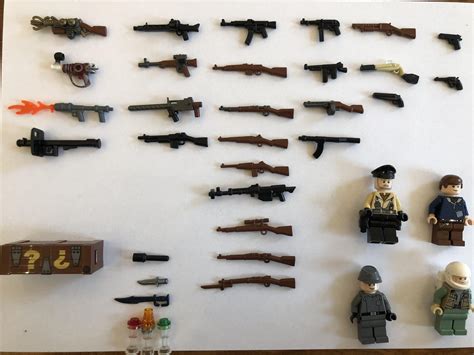 All WAW Zombies Weapons (and more) in LEGO Minifigure size : r/CODZombies