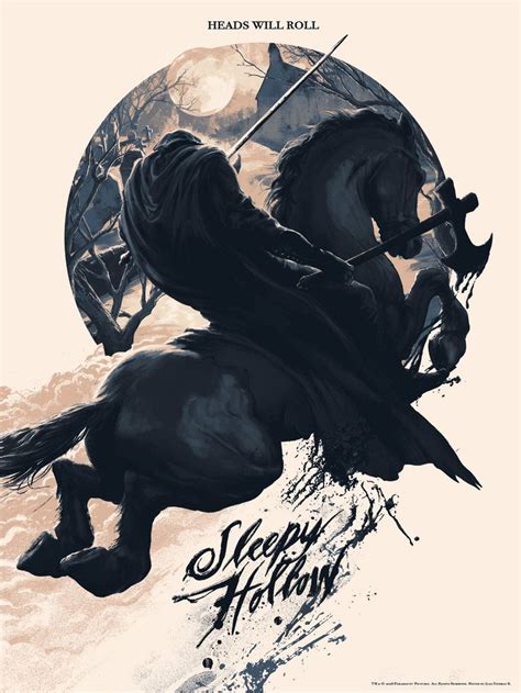 Sleepy Hollow Screen Print on Behance | Horror movie art, Sleepy hollow ...