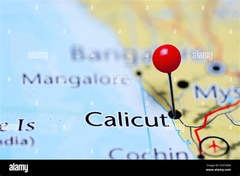 Calicut map hi-res stock photography and images - Alamy