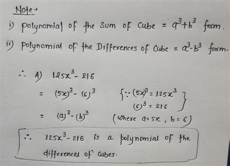 Factoring Sum And Difference Of Cubes