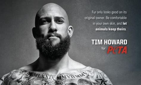 Tim Howard bares tattoos for PETA ‘Ink, Not Mink’ campaign | For The Win