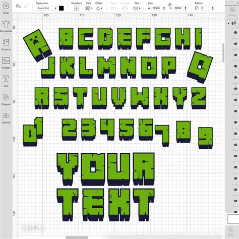 Minecraft Font Alphabet Svg Free Svg Files | The Best Porn Website