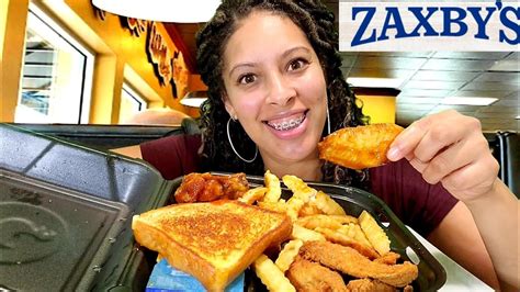 Zaxby's Wings and Things Meal Mukbang - YouTube