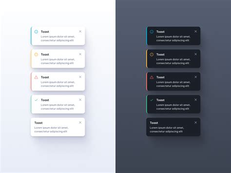 Toast Component by Amelia Carlie on Dribbble