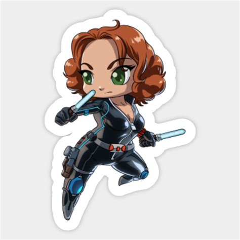 Black Widow - Avengers - Sticker | TeePublic