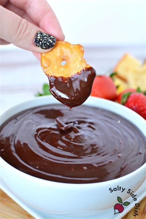 Easy Chocolate Dip Perfect for Strawberries | Salty Side Dish