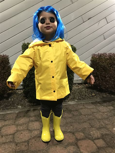 Coraline Toddler Halloween costume button eyes | Coraline costume, Toddler halloween costumes ...