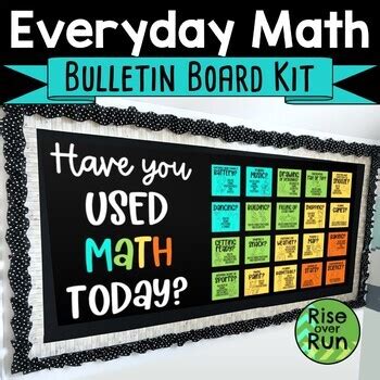 Back To Math Bulletin Board Or Door Decoration Math Classroom - Riset