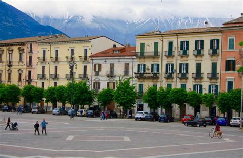 Sulmona in spring, surrounded by snowcapped mountains. Visit stunning ...